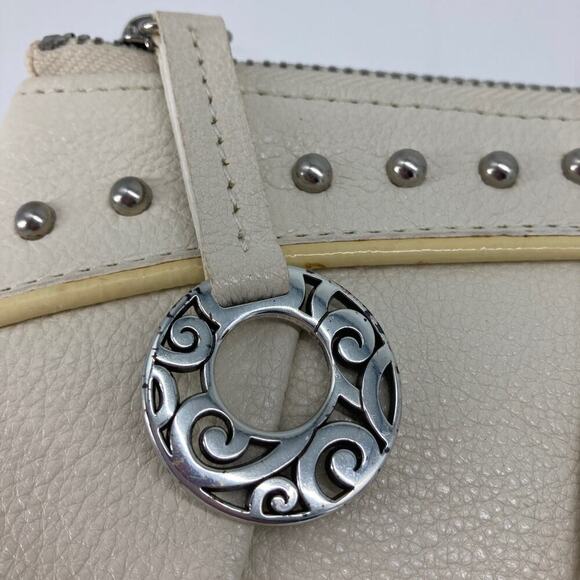 Brighton small cream and yellow trim crossbody - Picture 12 of 12